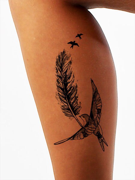 Feather Tattoo Design