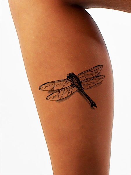 Dragonfly 3D Tattoo Design