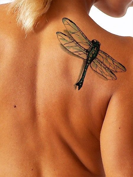 Dragonfly 3D Tattoo Design