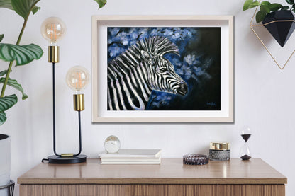 Zebra Print Wildlife Wall Art