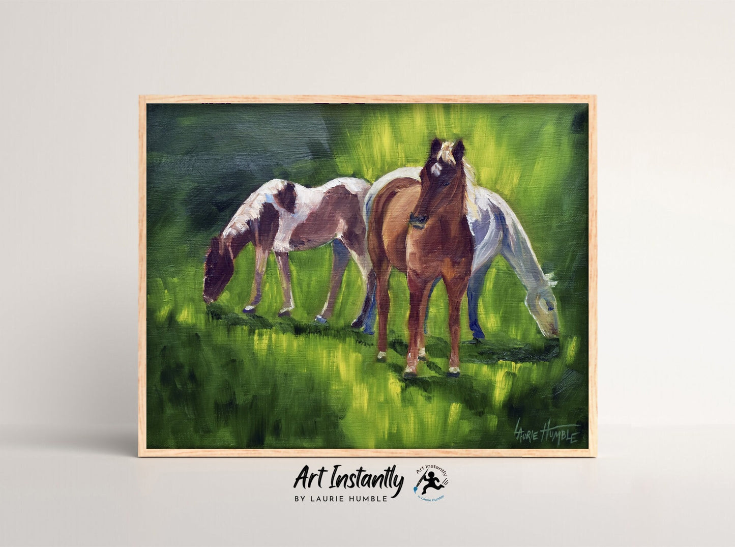 Horse Painting Digital Print