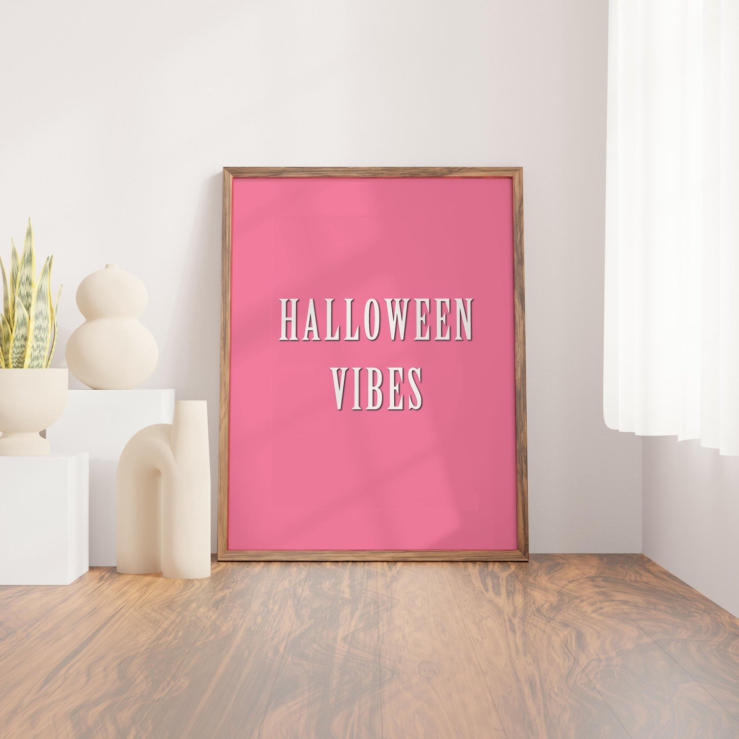 Halloween Vibes Typography Print