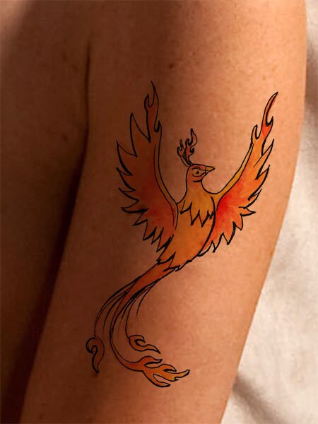 Phoenix Tattoo Design