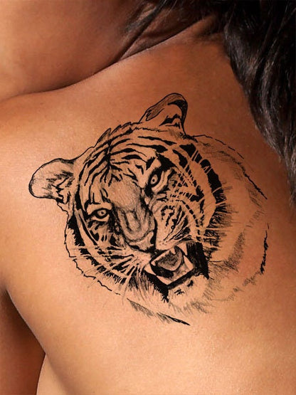 Tiger Tattoo Design Black