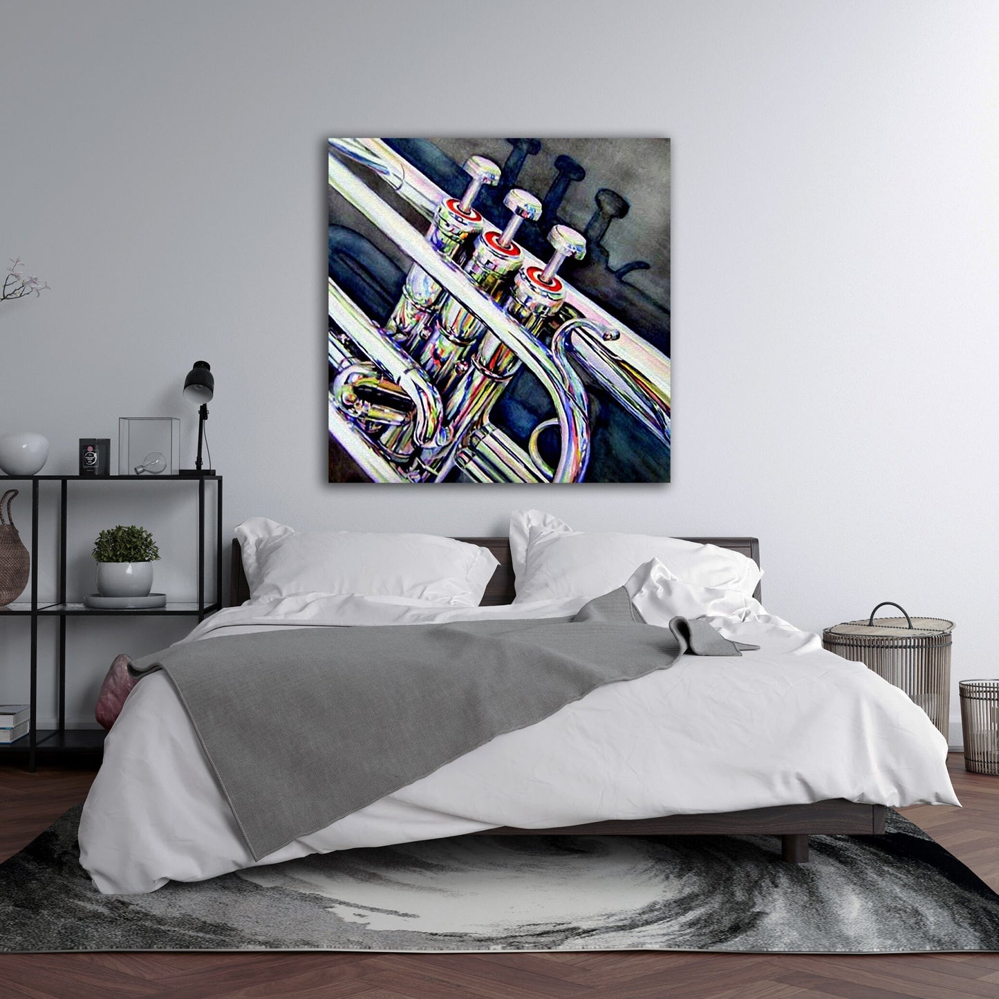 Trumpet Painting Jazz Poster