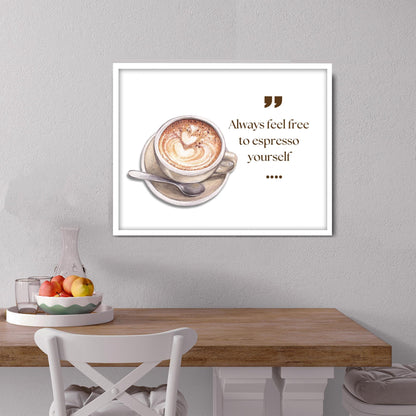 Coffee Bar Decor Print