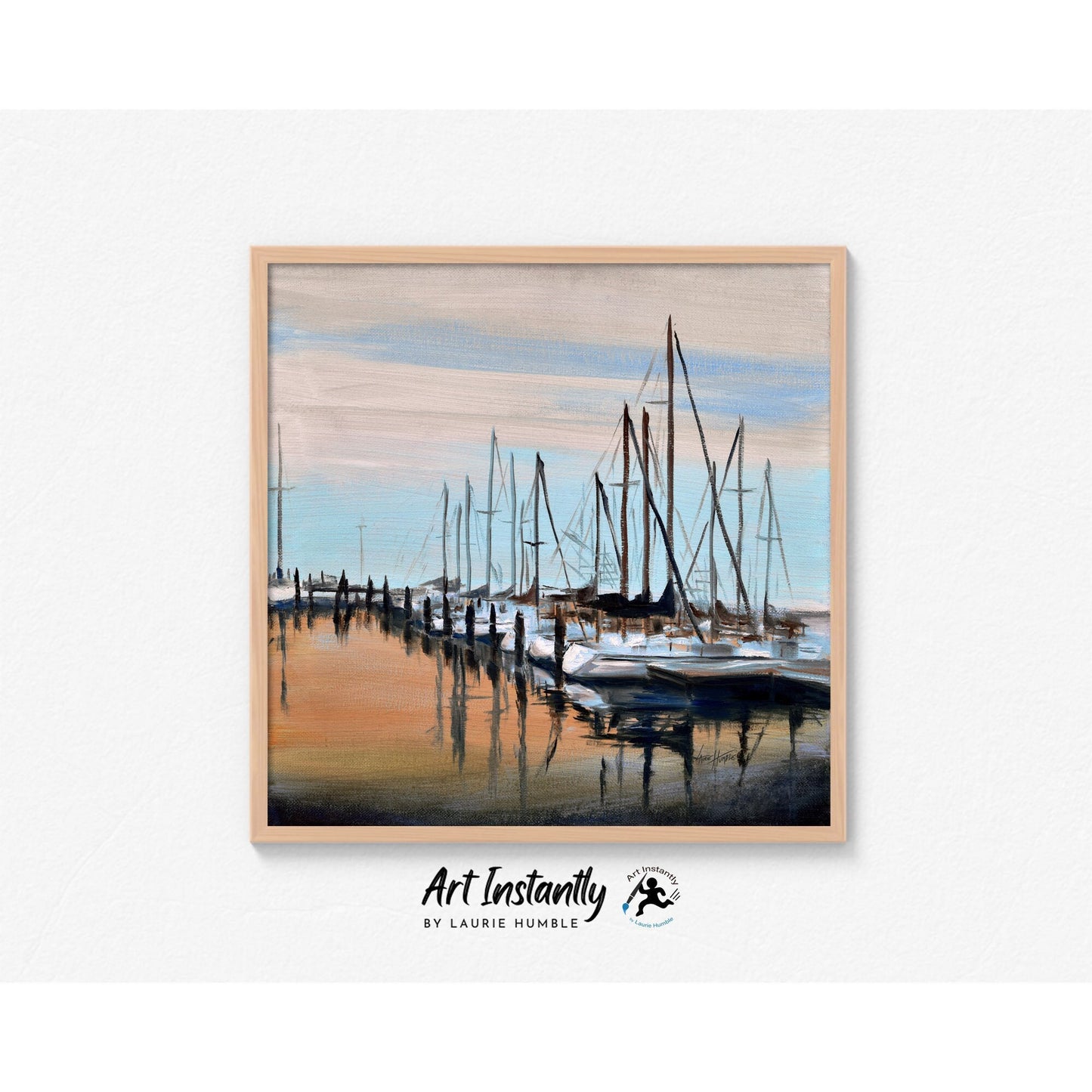 Sailboat Painting Digital Print