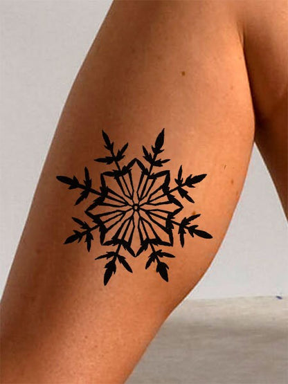 Snowflake Tattoo Design