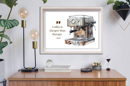 Coffee Bar Art Print Trendy