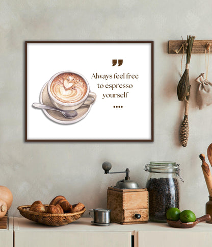 Coffee Bar Decor Print