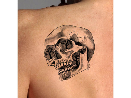 Skull Tattoo Design Black