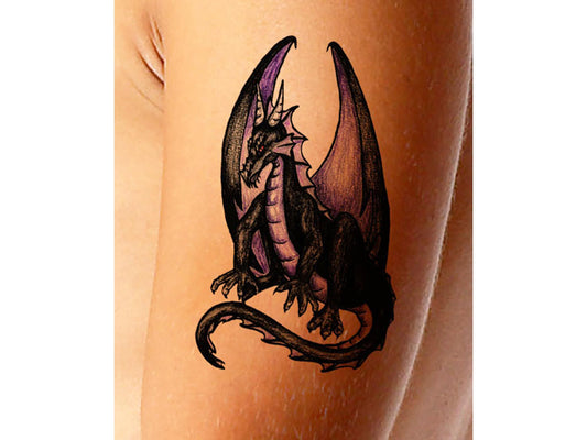 Black Dragon Tattoo Design