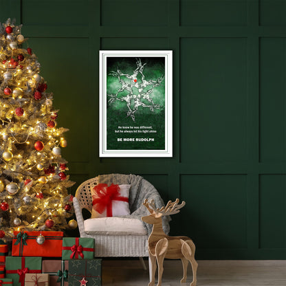 Christmas Quote Rudolph Print