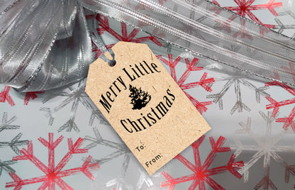 Vintage Christmas Tree Gift Tags
