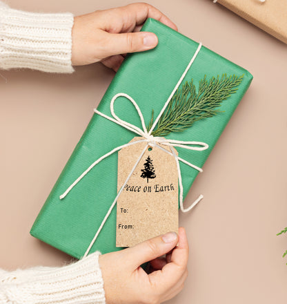 Vintage Christmas Tree Gift Tags