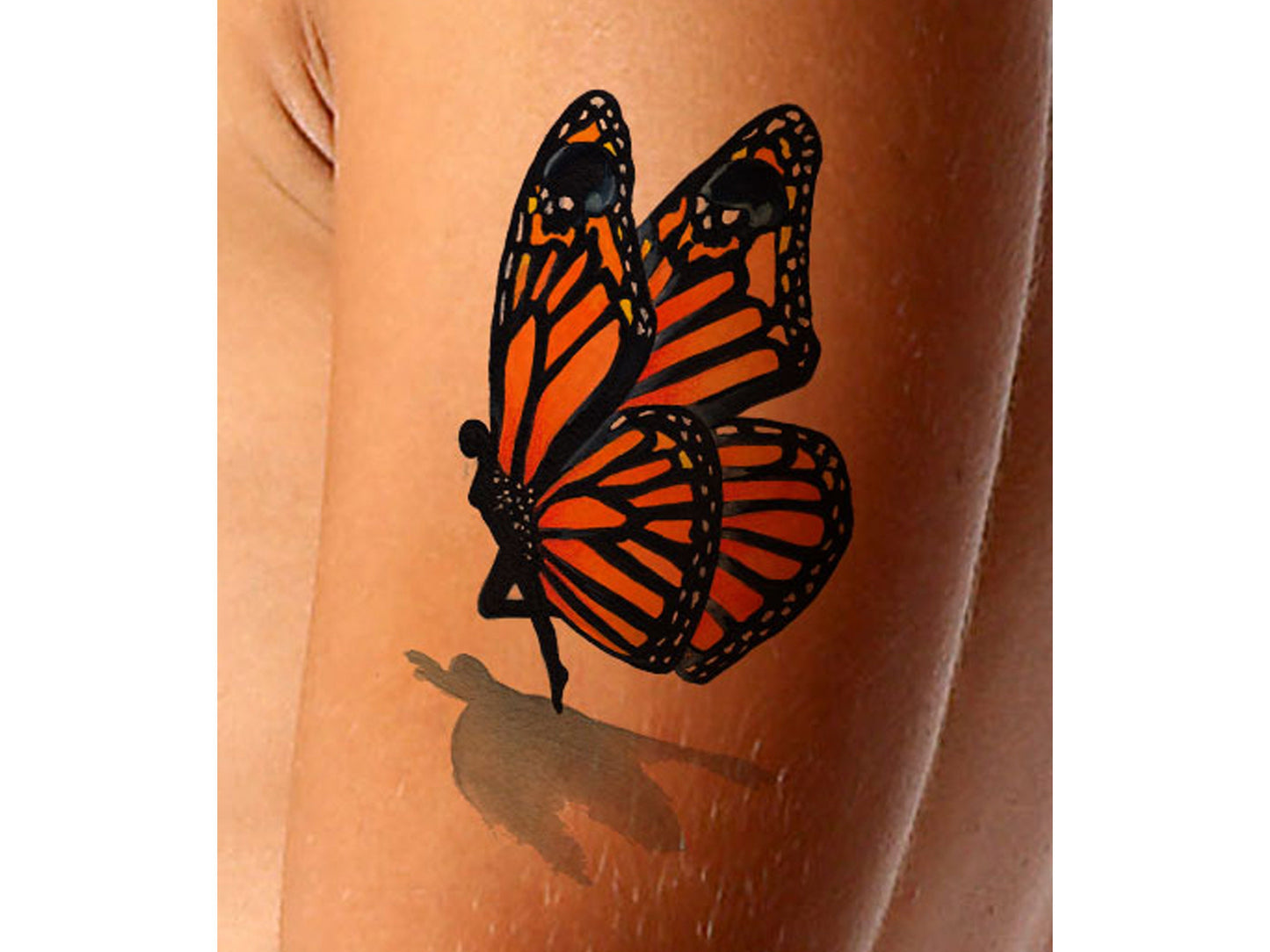 Butterfly Fairy 3D Tattoo Design