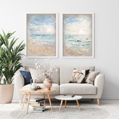 Ocean Wall Art Diptych