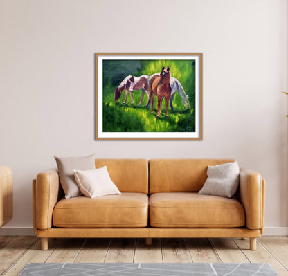 Horse Painting Digital Print