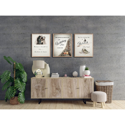 Vintage Witch Set of 3 Prints