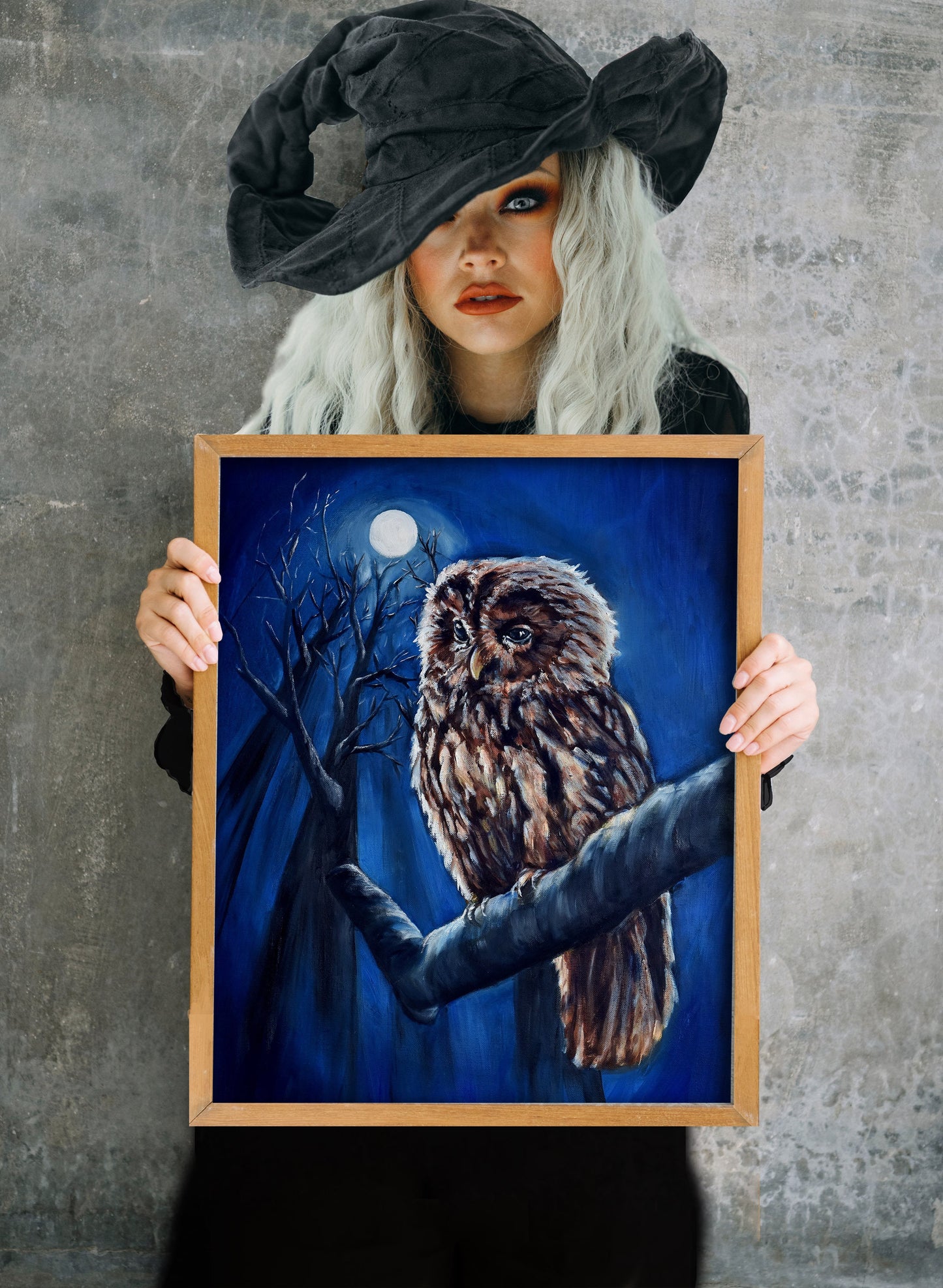 Owl Painting Digital Print