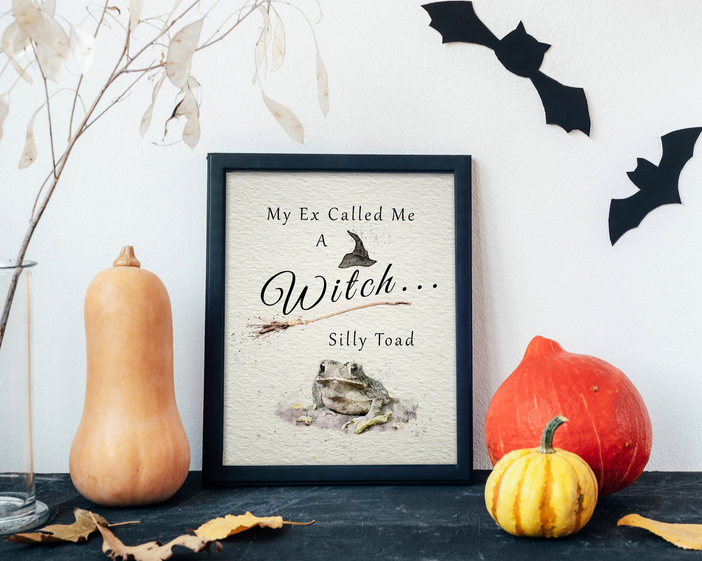 Funny Halloween Witch Print