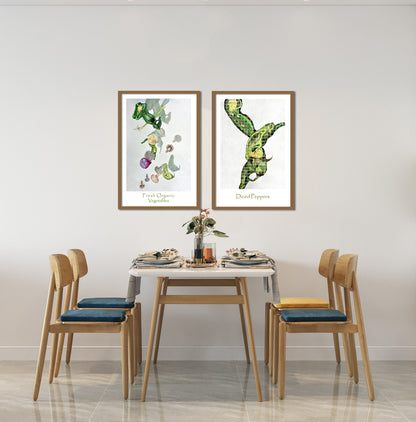 Set of 2 Vegetable Prints