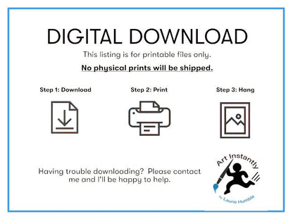 Gothic Ghost Poster Digital Print