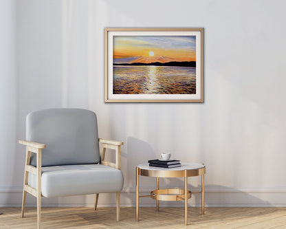 Sunrise Seascape Print