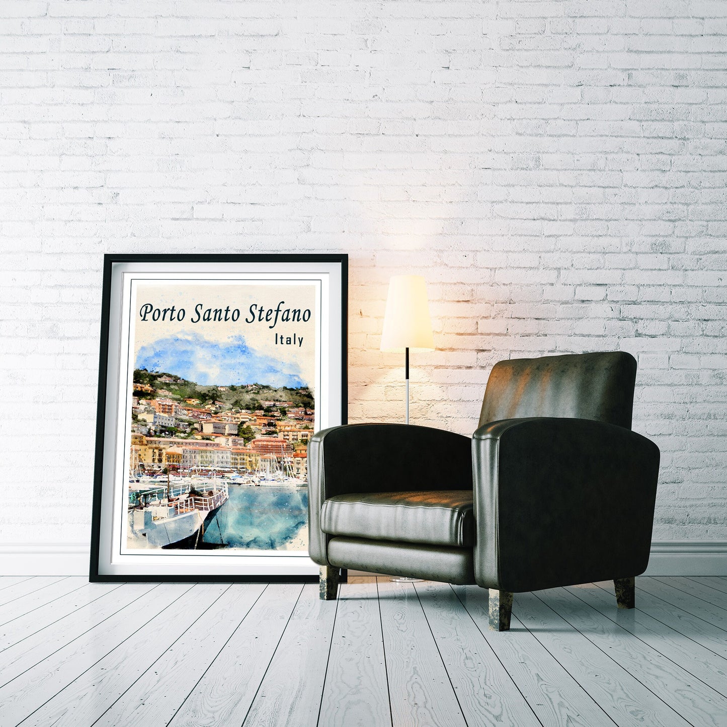 Italy Porto Santo Stefano Travel Poster