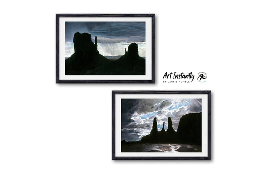 Arizona Desert Landscape Set of 2 Prints