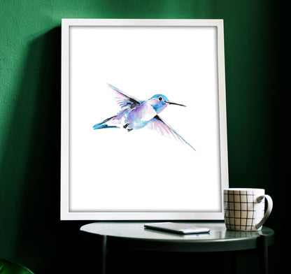 Hummingbird Tattoo Flash Print