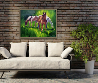 Horse Painting Digital Print