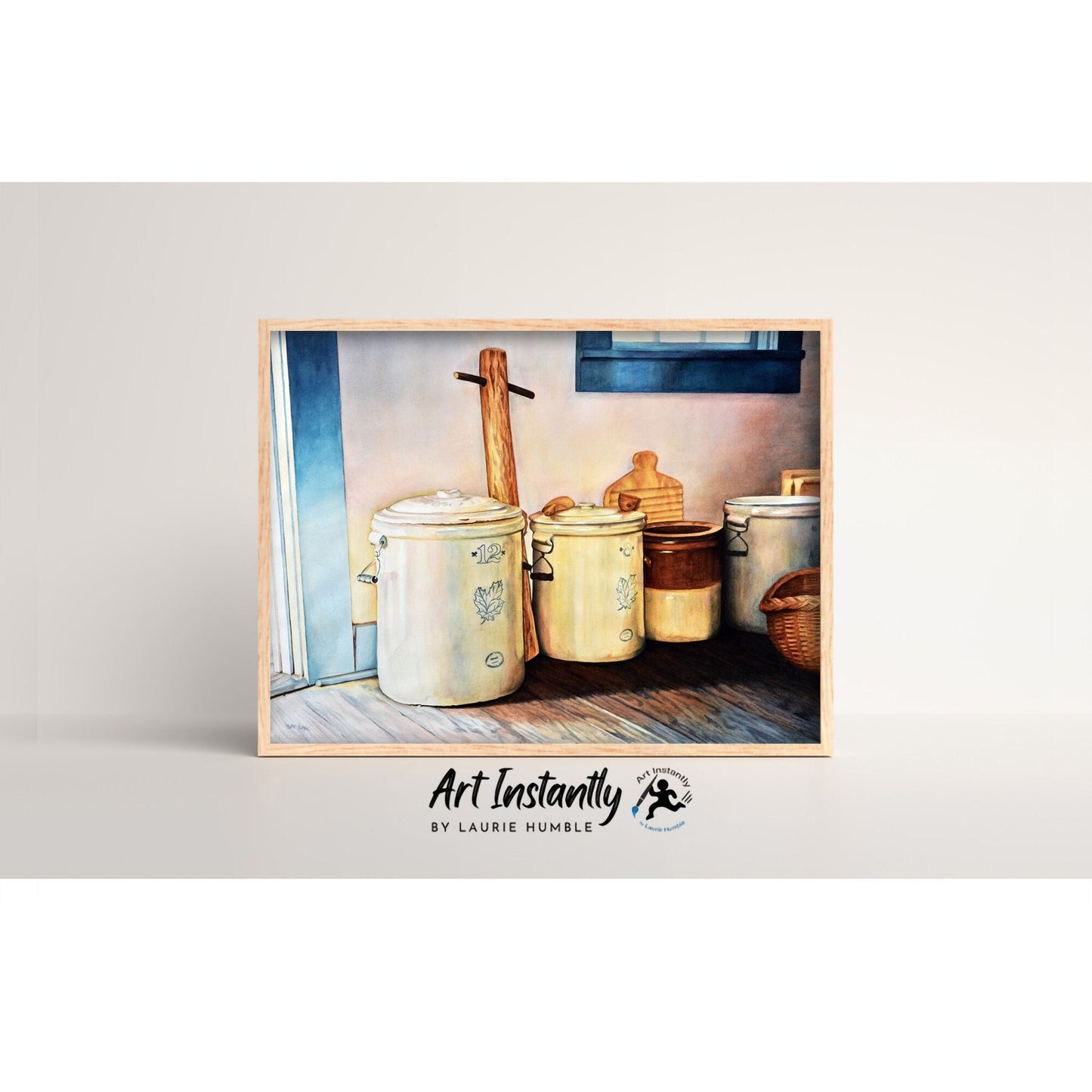 Vintage Pottery Digital Print