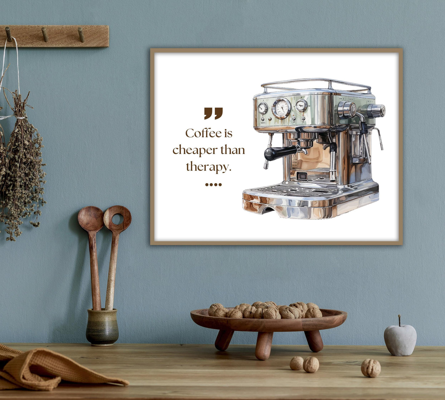 Coffee Bar Art Print Trendy