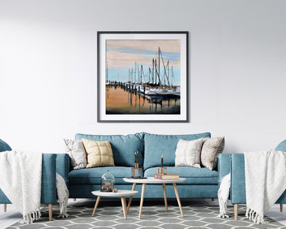 Sailboat Painting Digital Print