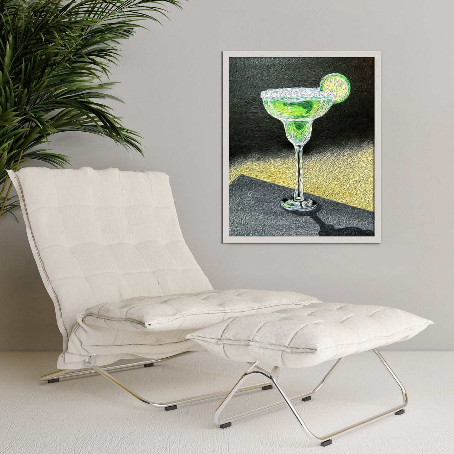 Retro Cocktail Margarita Bar Art Print