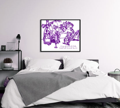 Pink Wall Art Print | Feminine Room Decor | Girls Inspirational Quote | Beauty Room Decor | Digital Download | Printable Wall Art Instantly