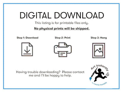 Printable Cowgirl Wall Art
