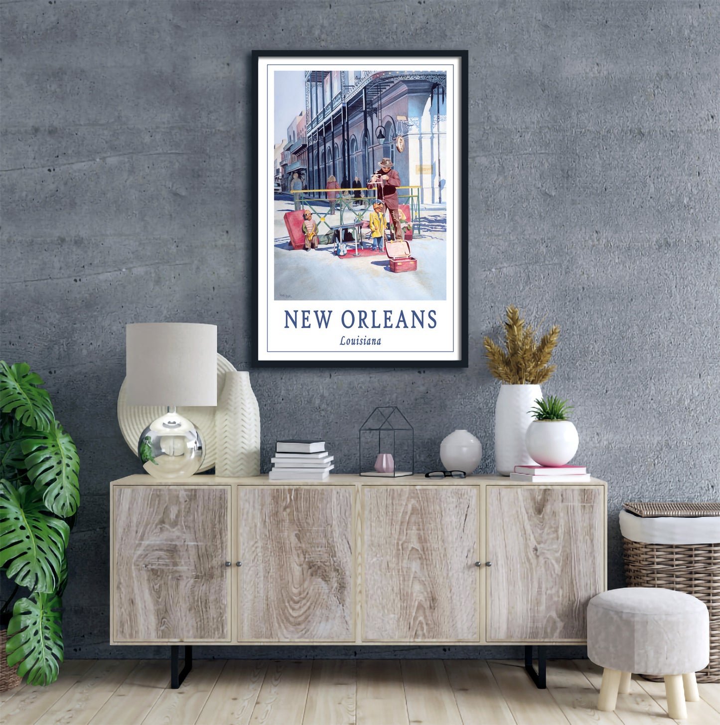 New Orleans Travel Poster